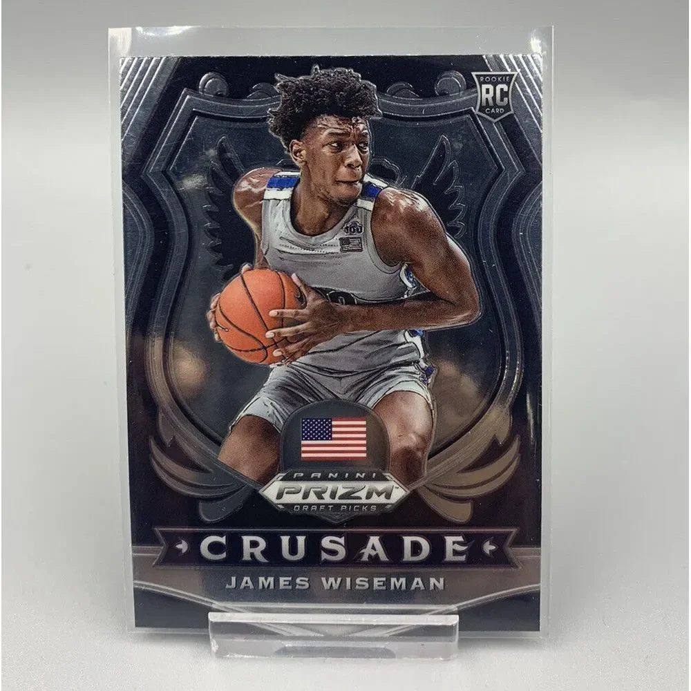 2020-21 Panini Prizm Draft Picks Crusade #82 James Wiseman RC‎ Golden State